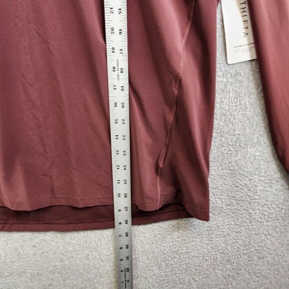 Athleta Top Womens XL Brown Ultimate Gaiter Running Cycling Bike Trail Riding - Picture 10 of 16